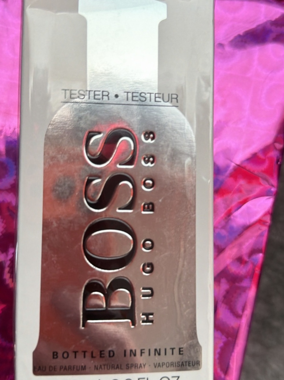 Hugo Boss Bottled Infinite - Silver Bottle 3.3oz New long lasting
